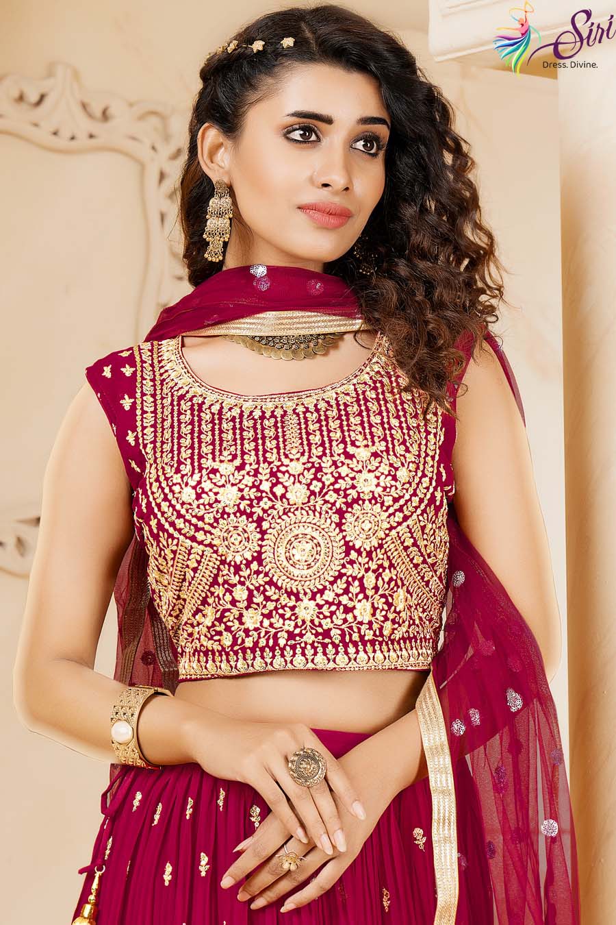 Most Stunning Crop Top Lehenga Choli In Auspicious Hues