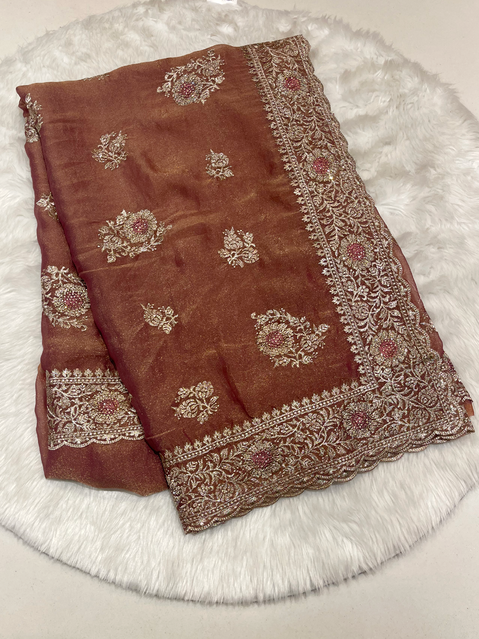 Silk Work Saree