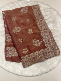 Silk Work Saree