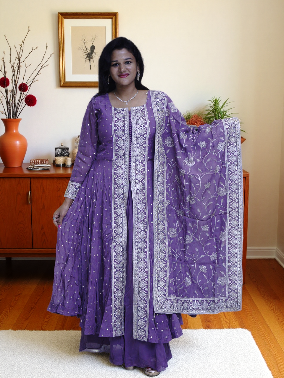 Georgette Chudidar Kali