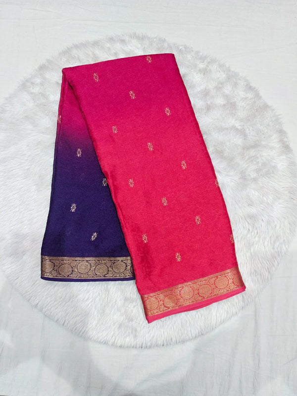 semi-crepe saree
