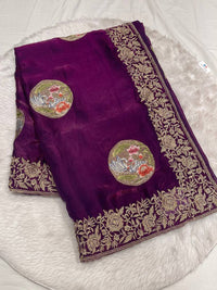 Nylon Silk Saree