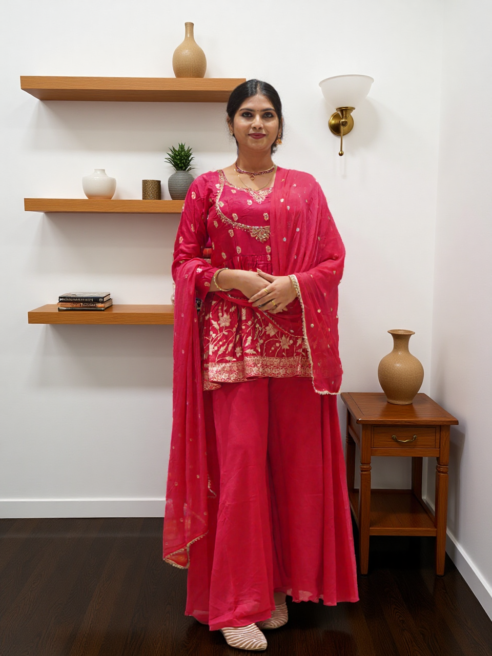 Partywear Plazo Set