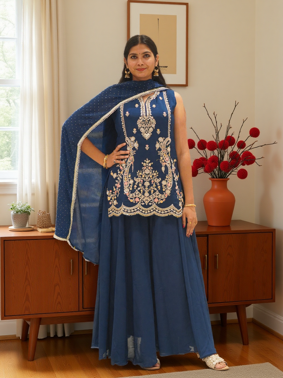 PARTY WEAR PALAZO SET