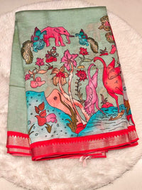 Kollam Pattu Saree