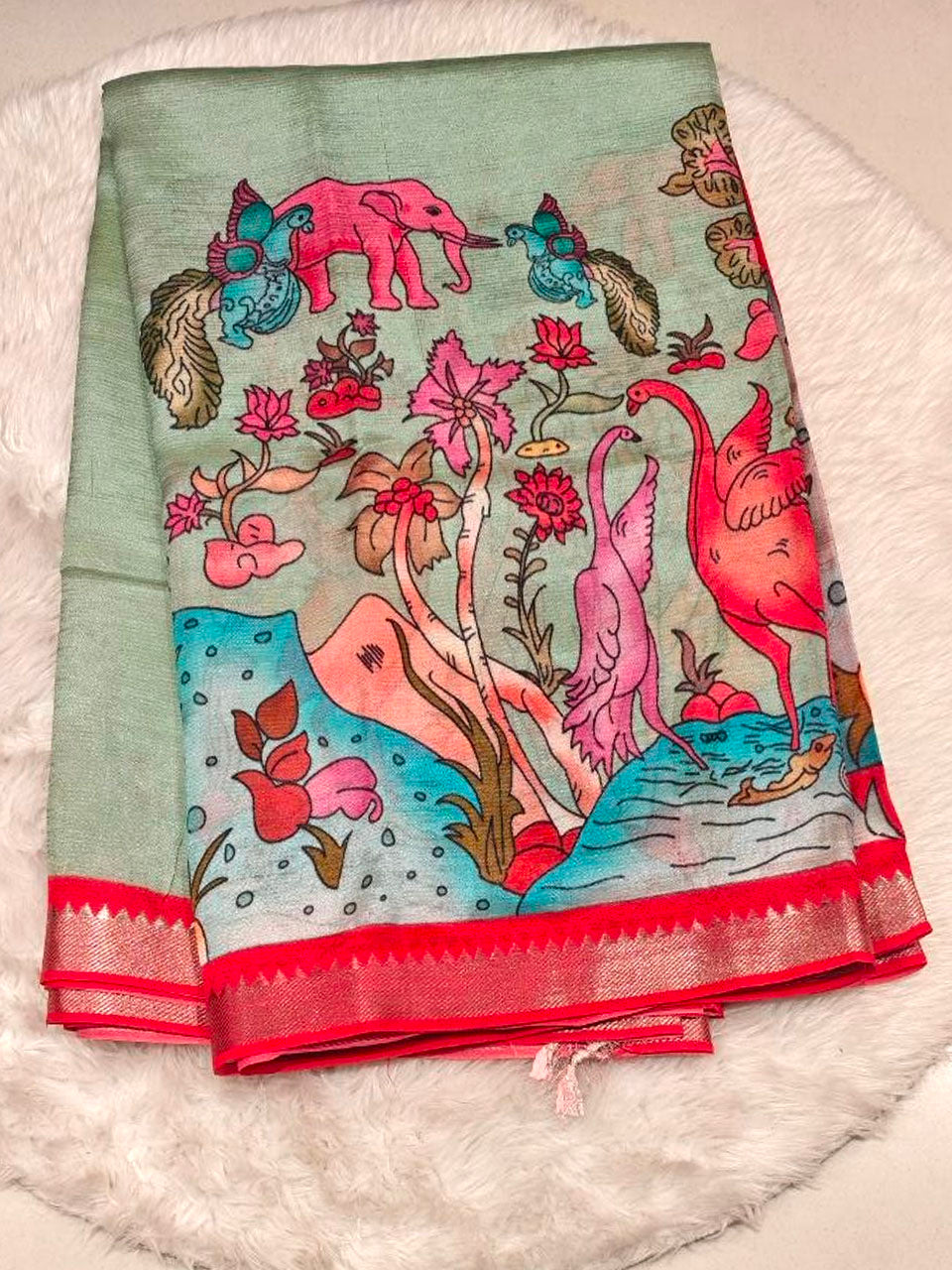 Kollam Pattu Saree
