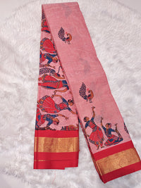 Mangalagiri cotton print saree