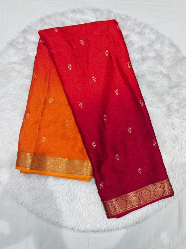 semi-crepe saree