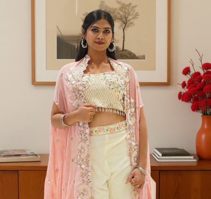 Georgette Partywear Palazo Set