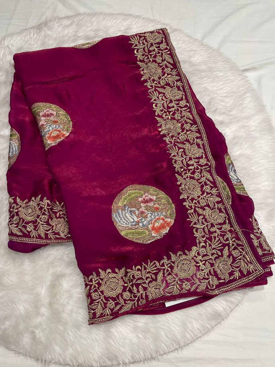 Nylon Silk Saree
