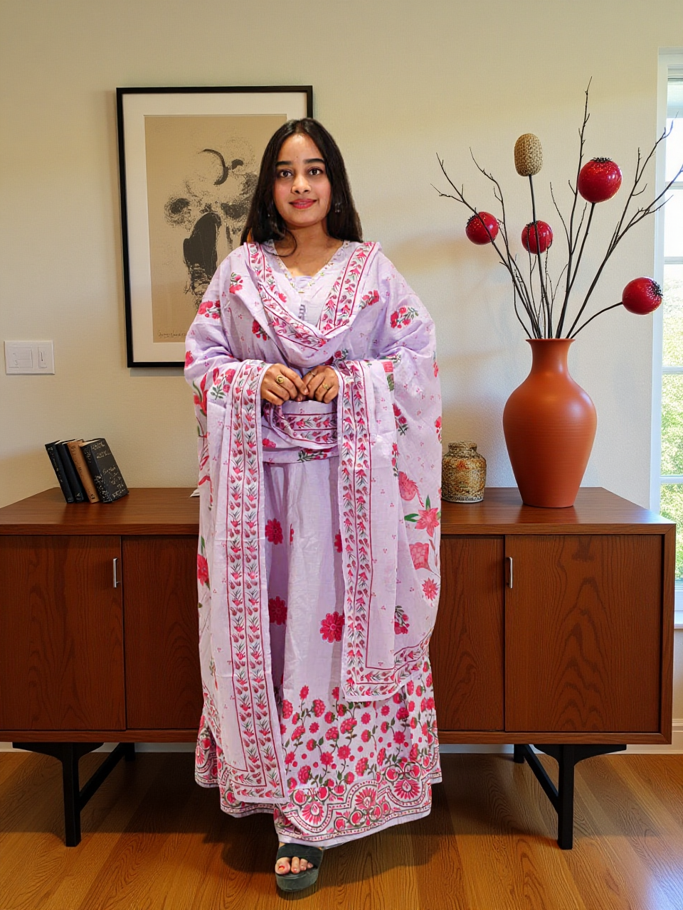 3 Pcs Bottom Dupatta Set
