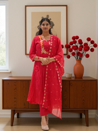 3 Pcs Bottom Dupatta Set