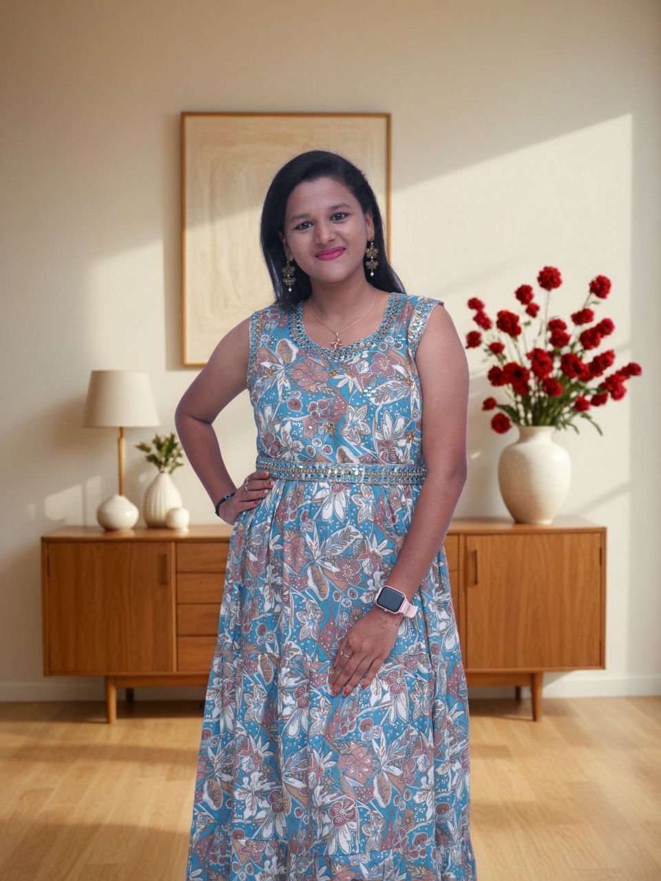 Floral Print Kurti