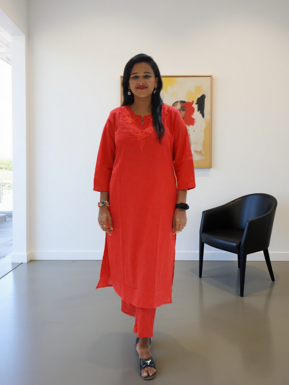 Khadi Cotton Top Bottom Set