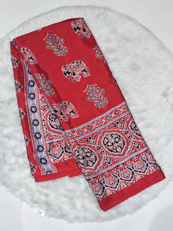 Samurai Satin Saree