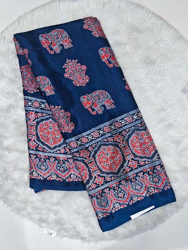 Samurai Satin Saree