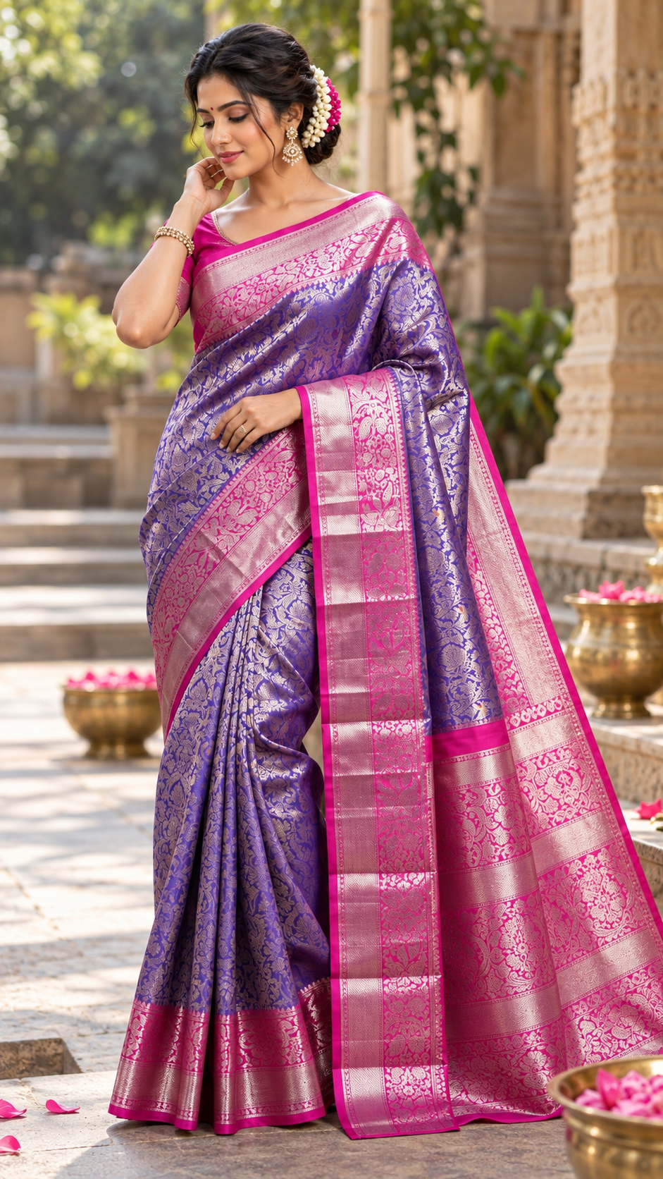 Pure Kanchipuram Pattu Saree