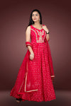 Pink colour Georgette chudidar kali