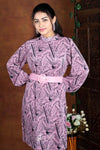 Pink Pearl Colour Print Work Westren Top