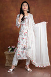 Floral Print 3 Pc's Bottom Duppata Set