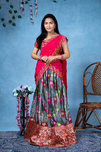 Banaras Half Saree