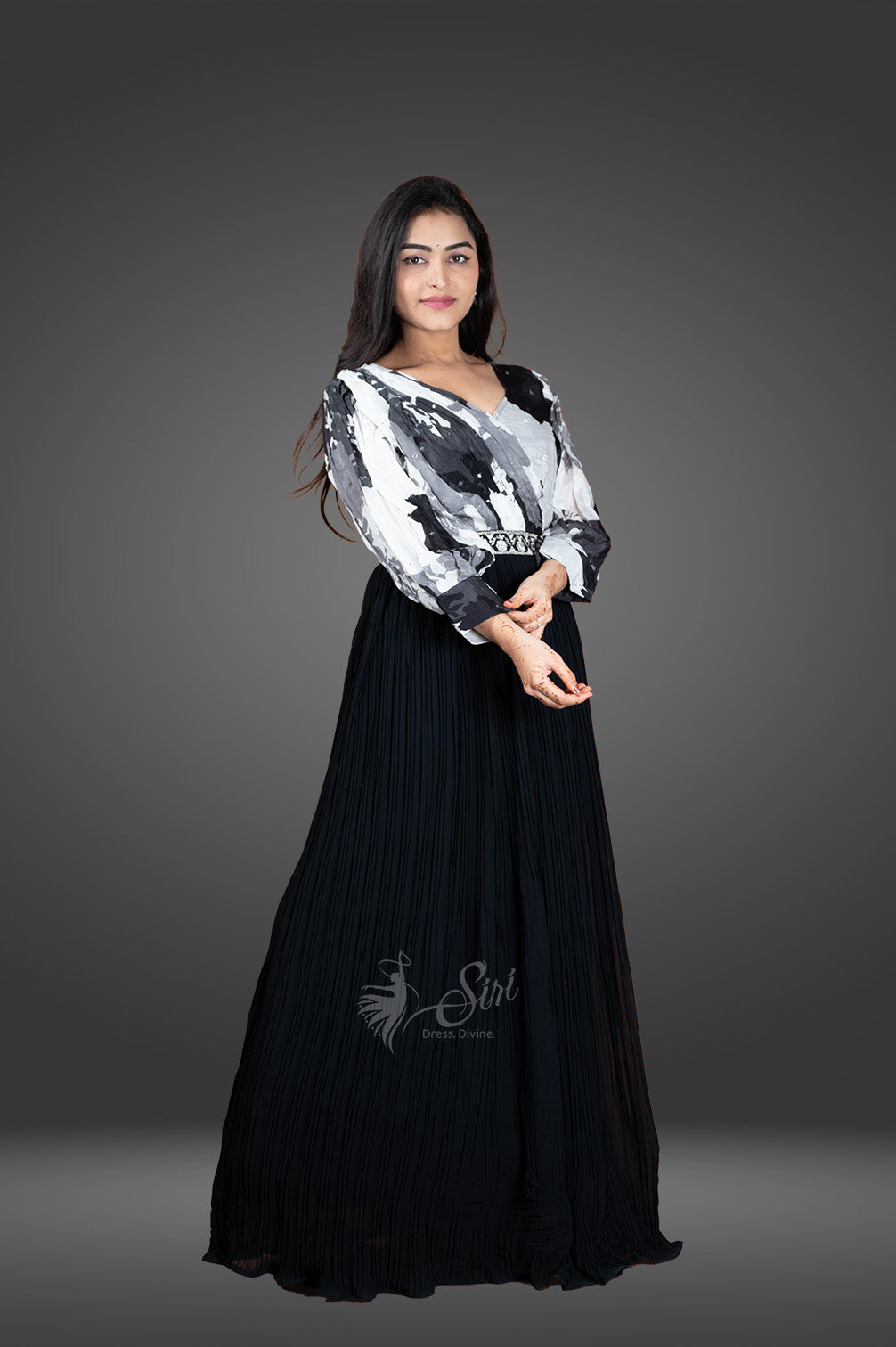 Black colour rayon chudidar kali