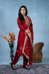 Chanderi Salwar Straight Cut