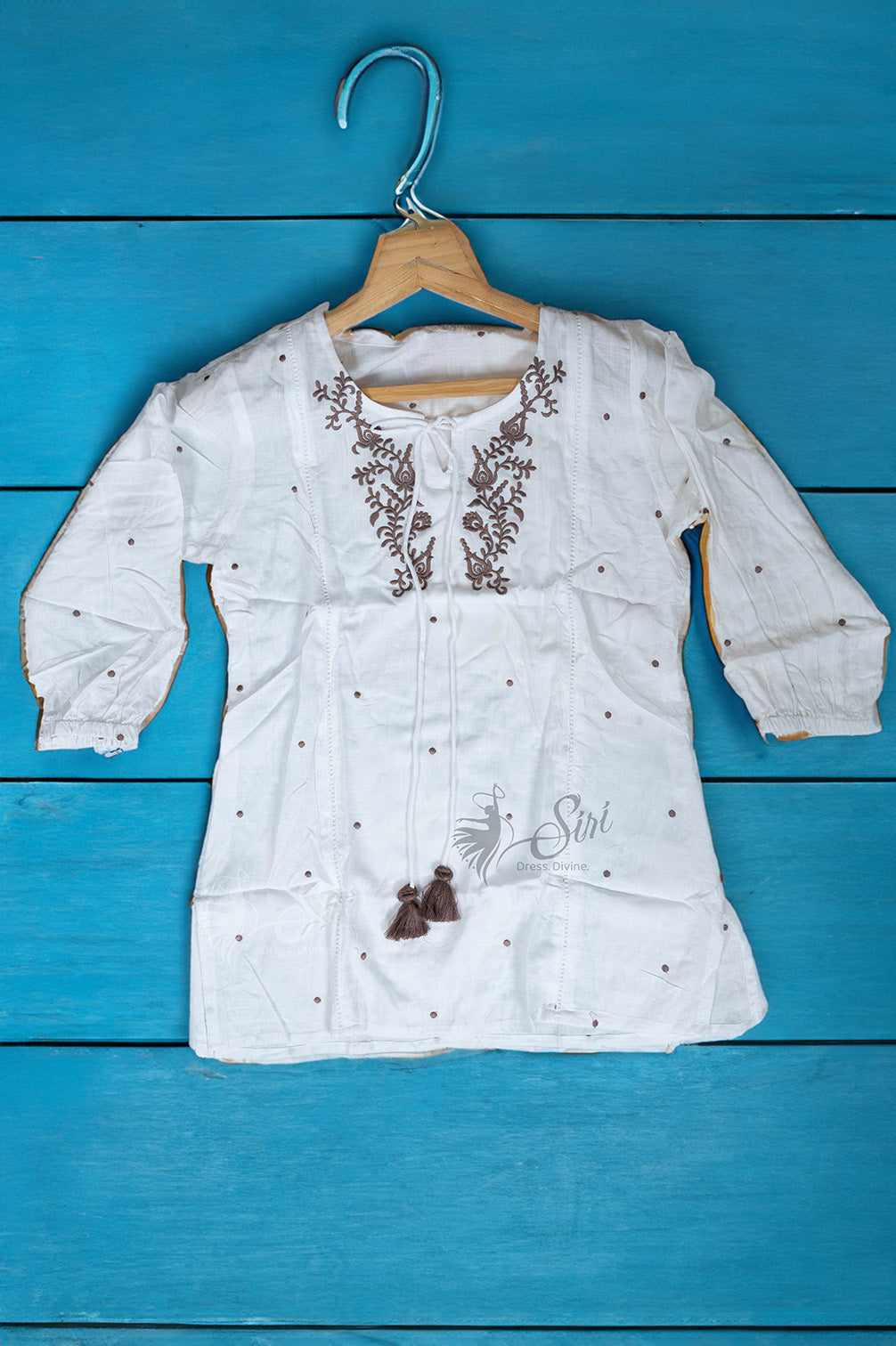 White Colour Cotton Westren Top