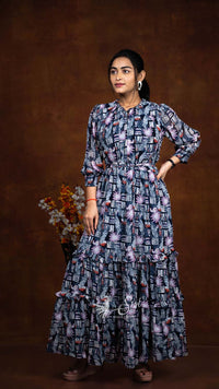 Abstract Print Kurti