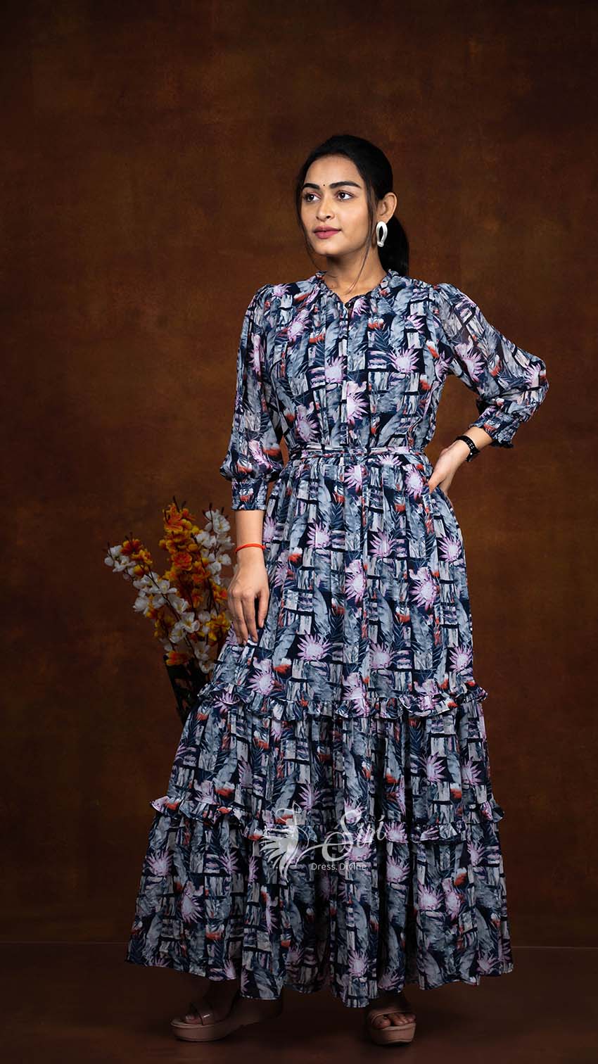 Abstract Print Kurti