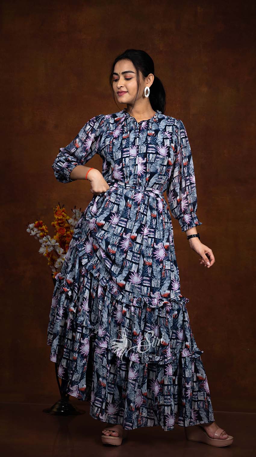 Abstract Print Kurti