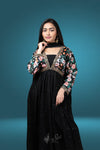 Black colour georgette chudidar kali