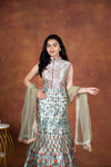 Olive Green Color Chudidar Kali