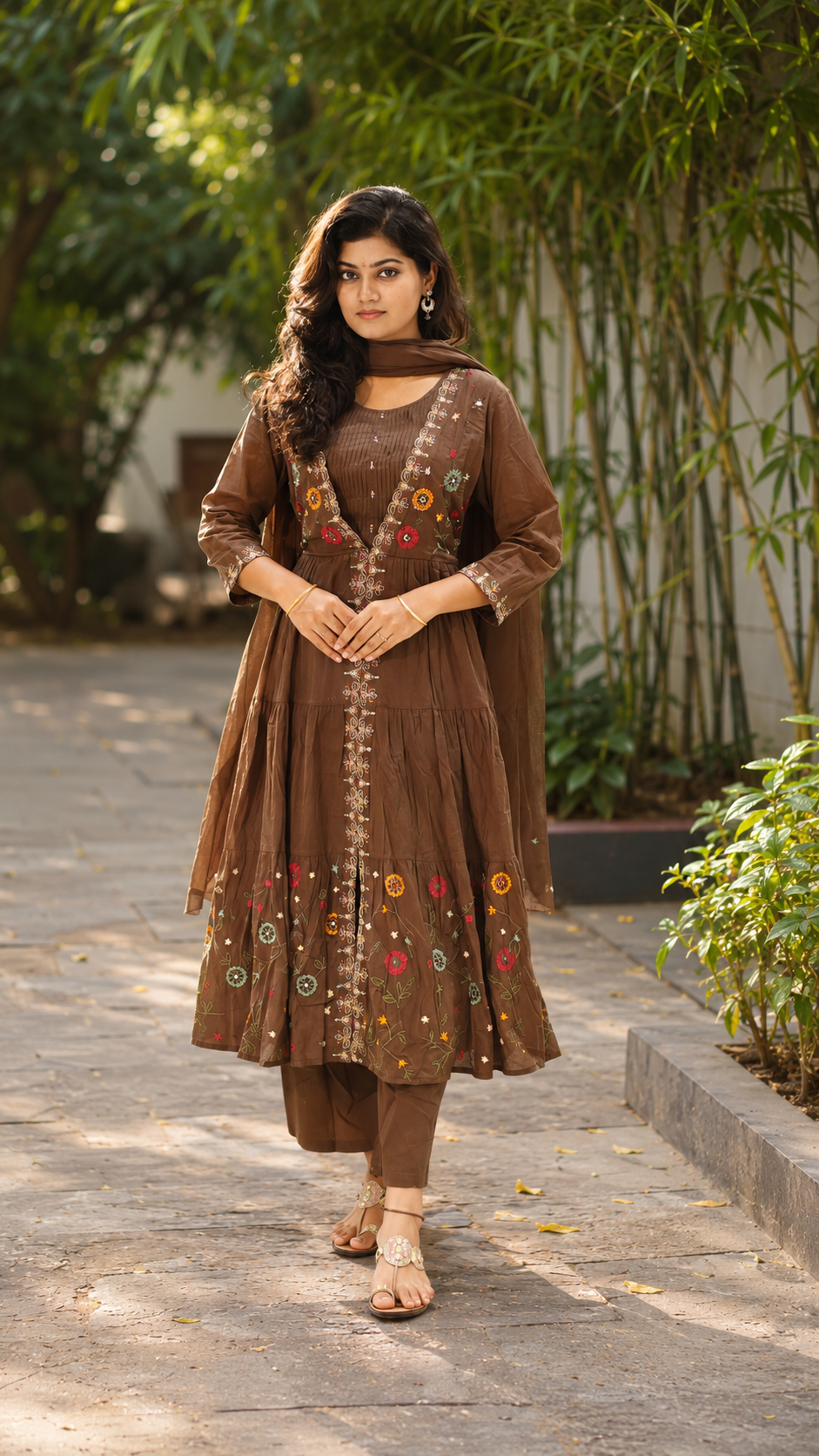 3 Pcs Bottom Dupatta Set