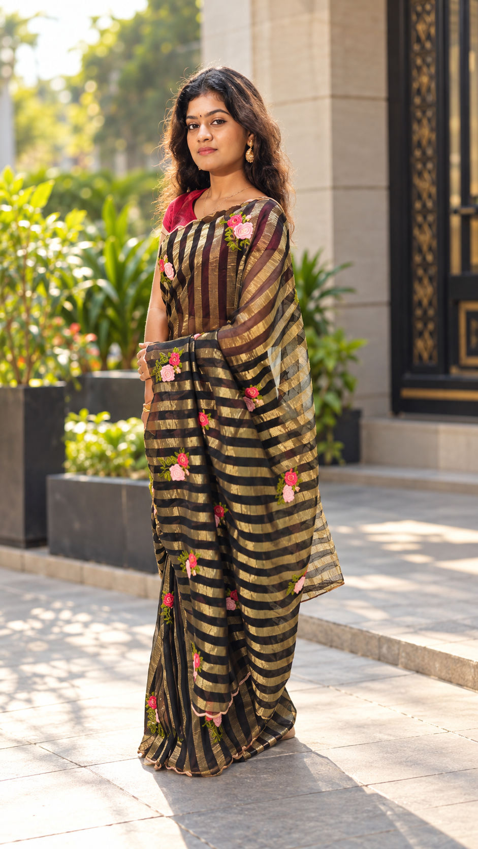 Designer Silk Work Saree