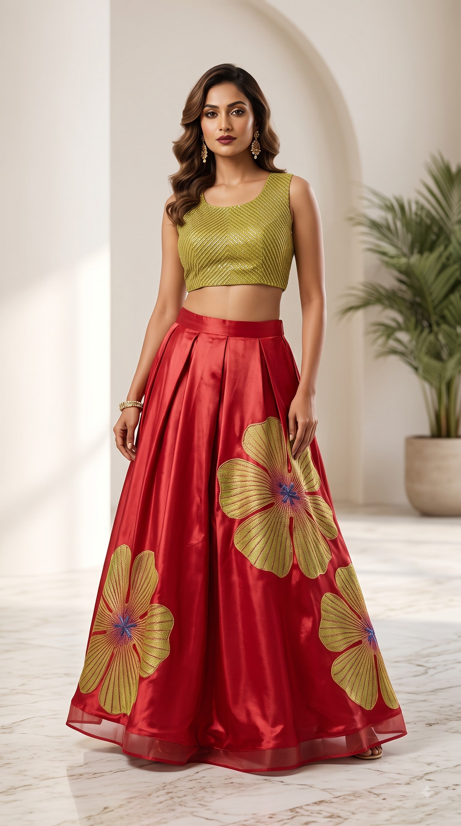 party-wear crop top