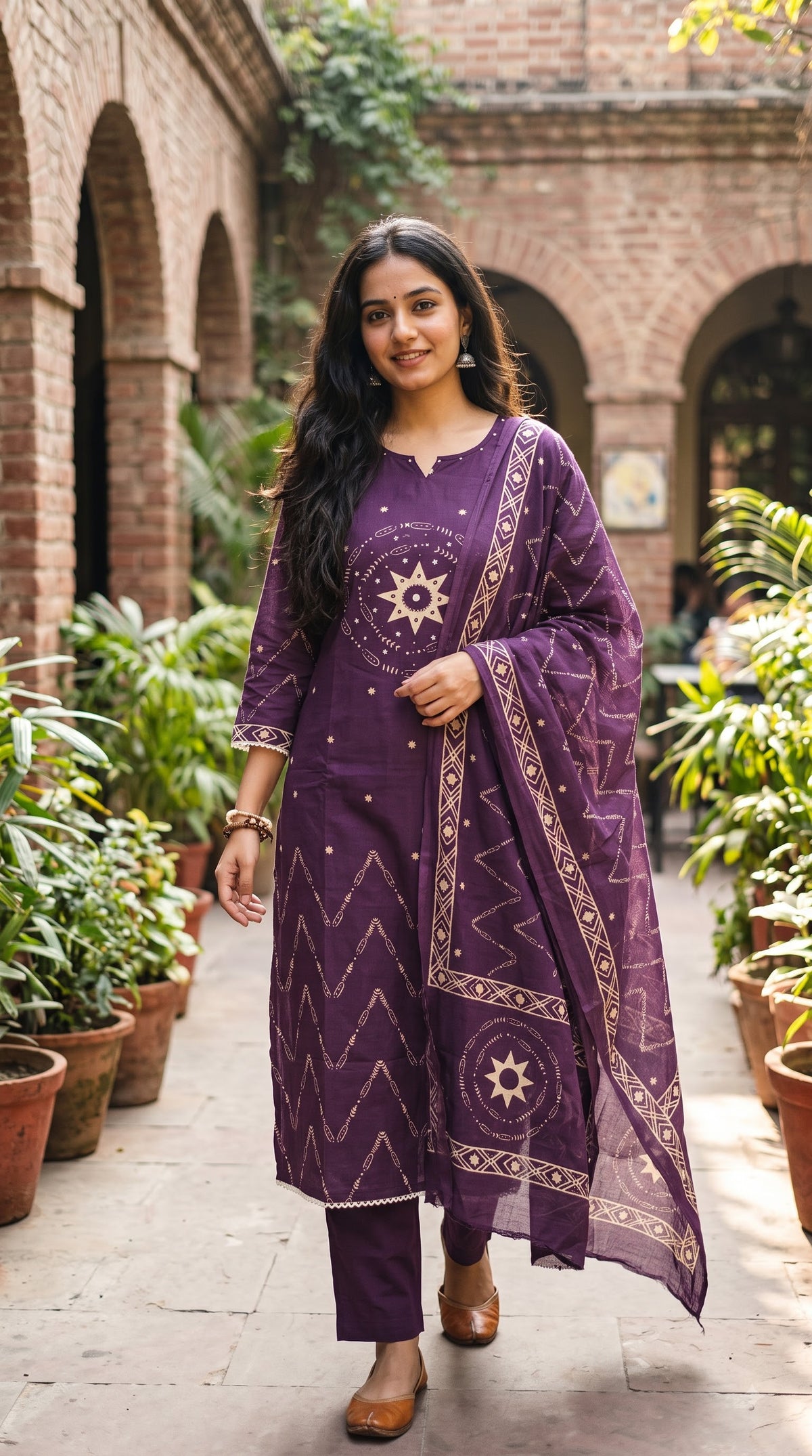 3 Pcs Bottom Dupatta Set