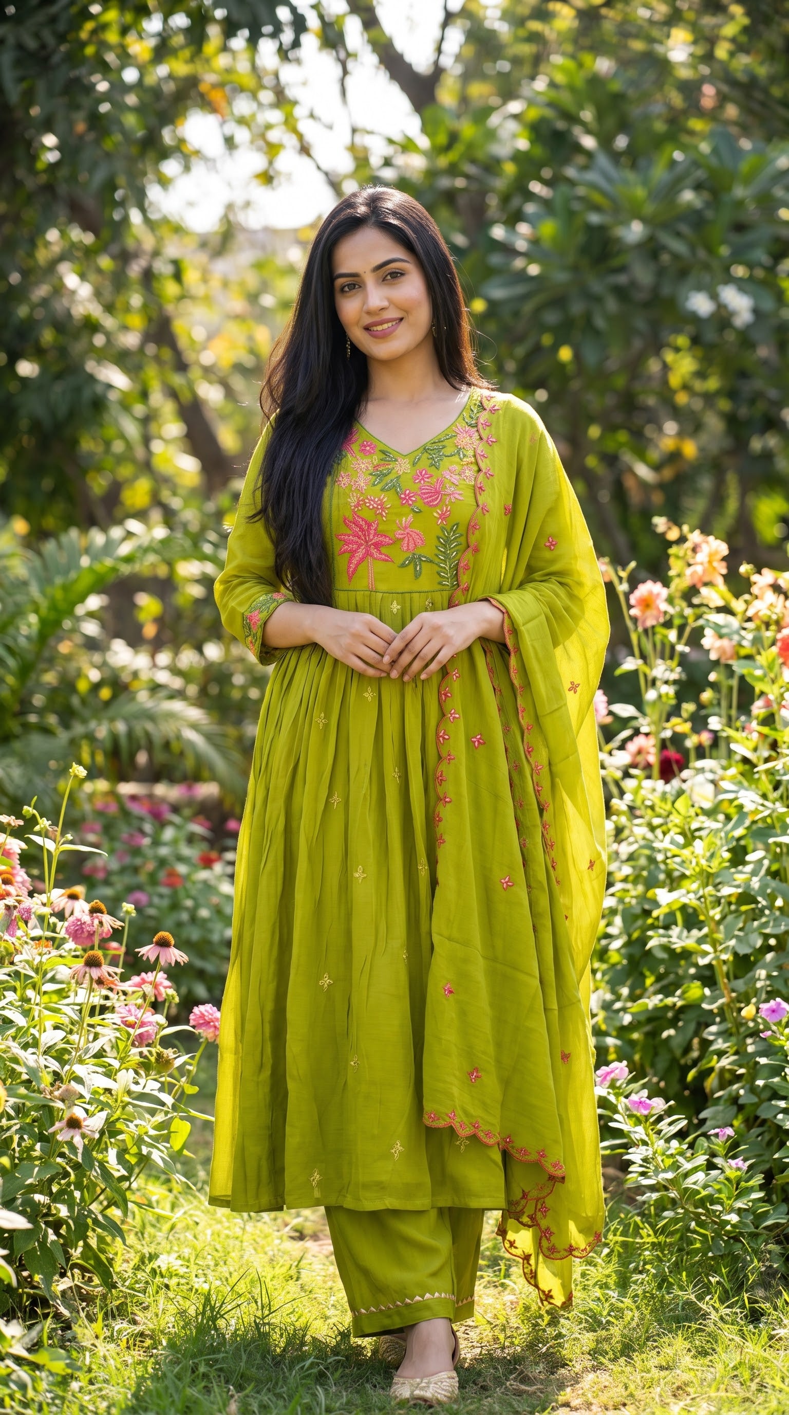 3 Pcs Bottom Dupatta Set