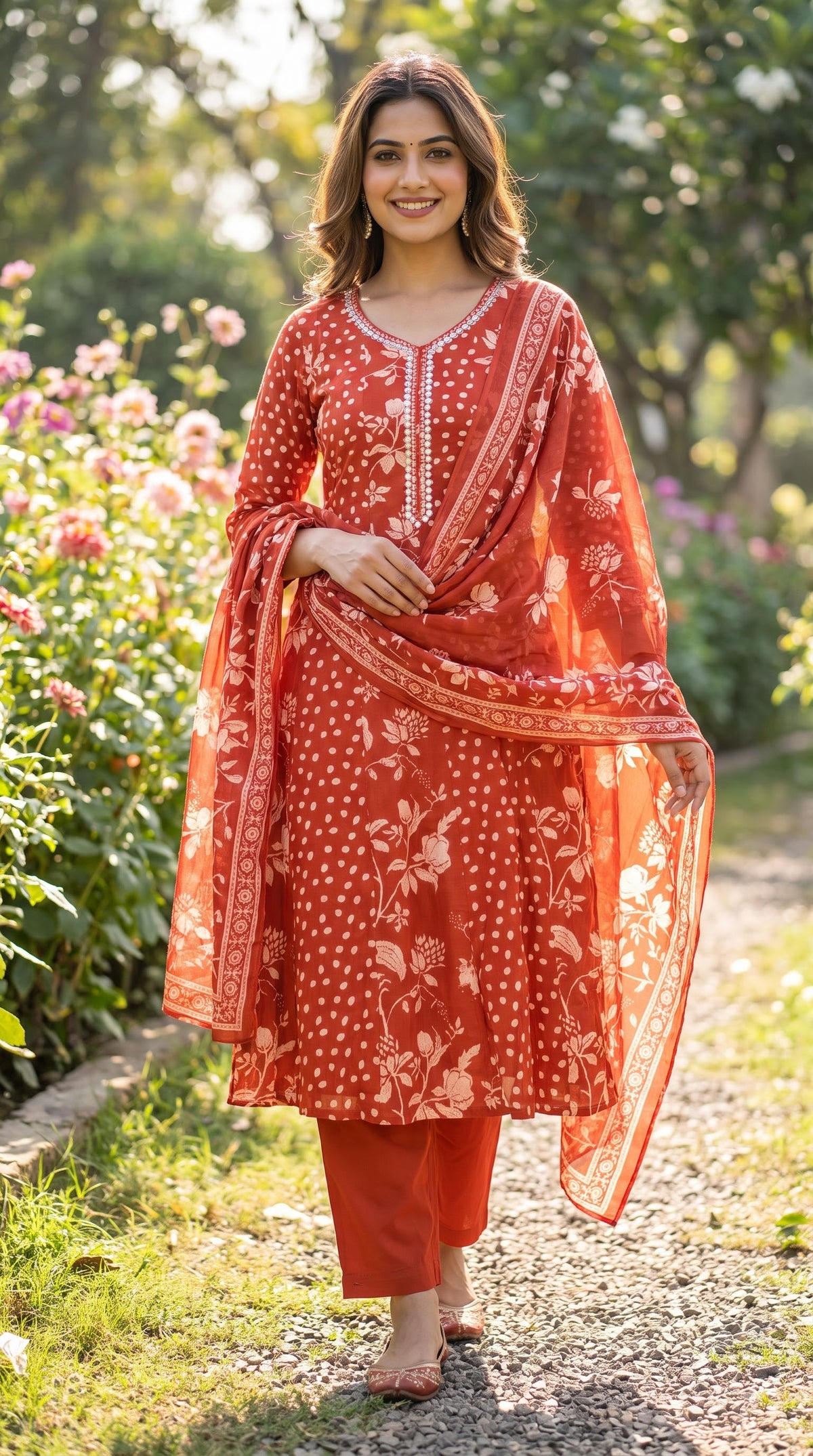 3 Pcs Bottom Dupatta Set