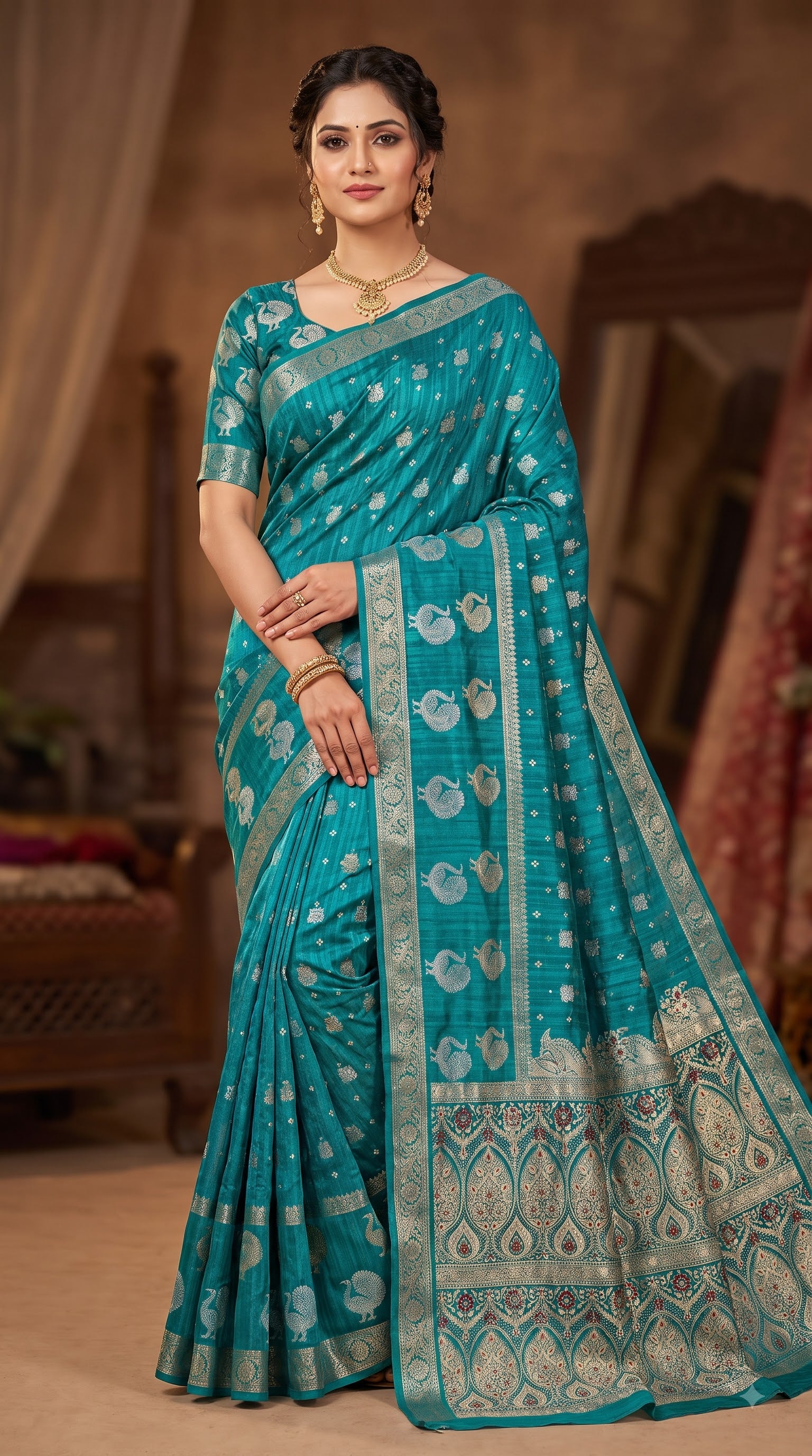 Bhagalpuri silk saree