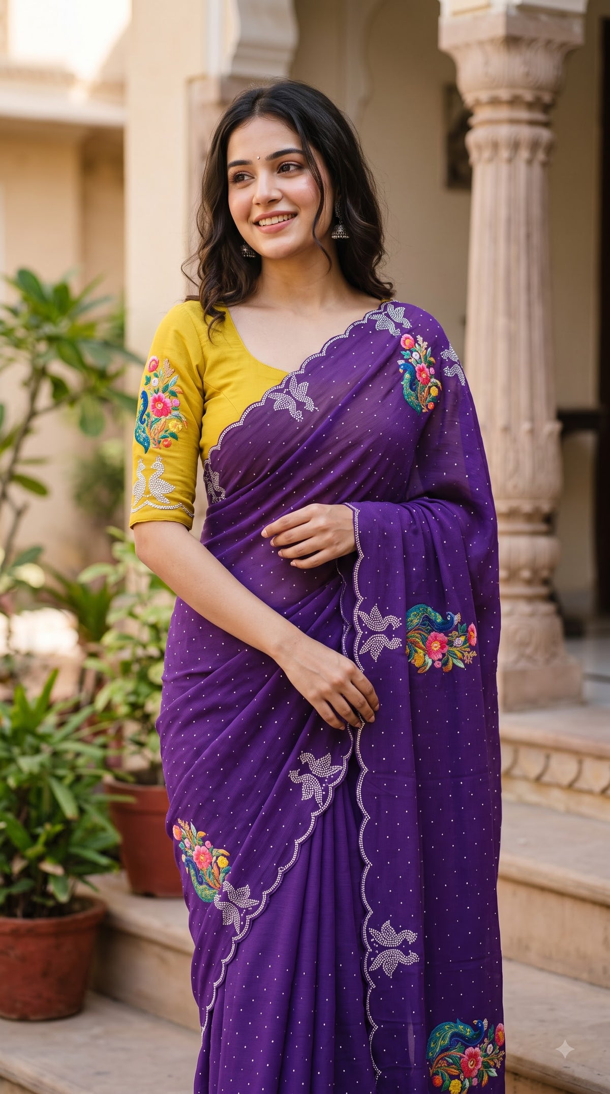 Star Georgette saree