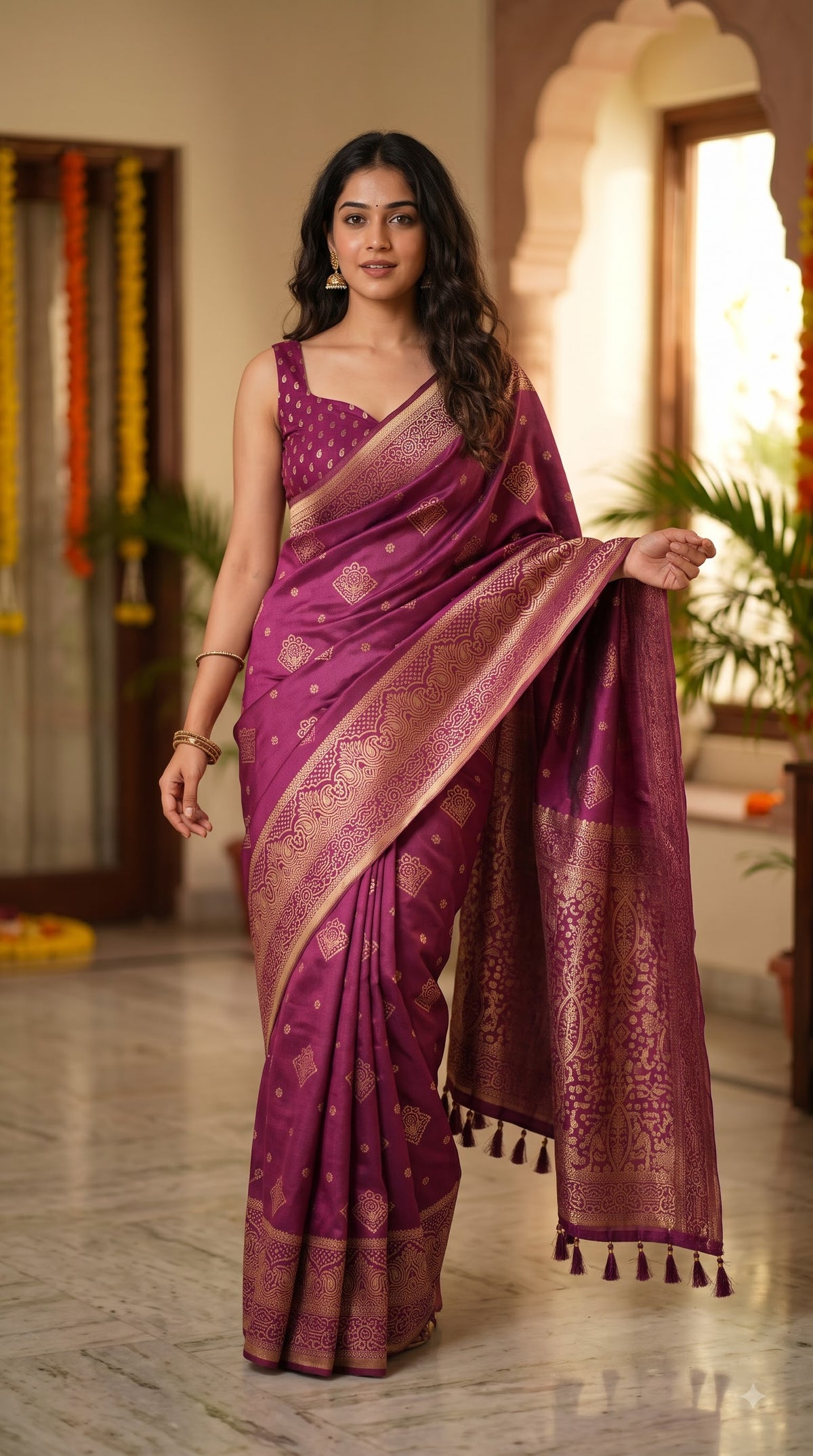 Banarasi tissue saree