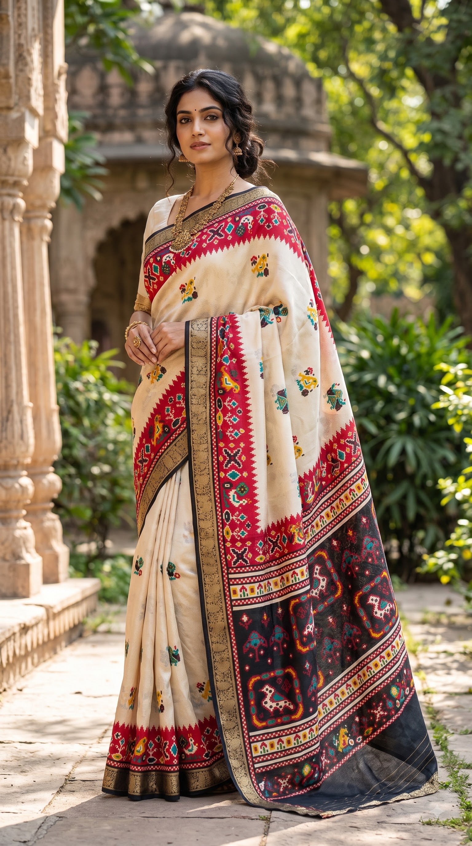 Sampenga Crape Saree