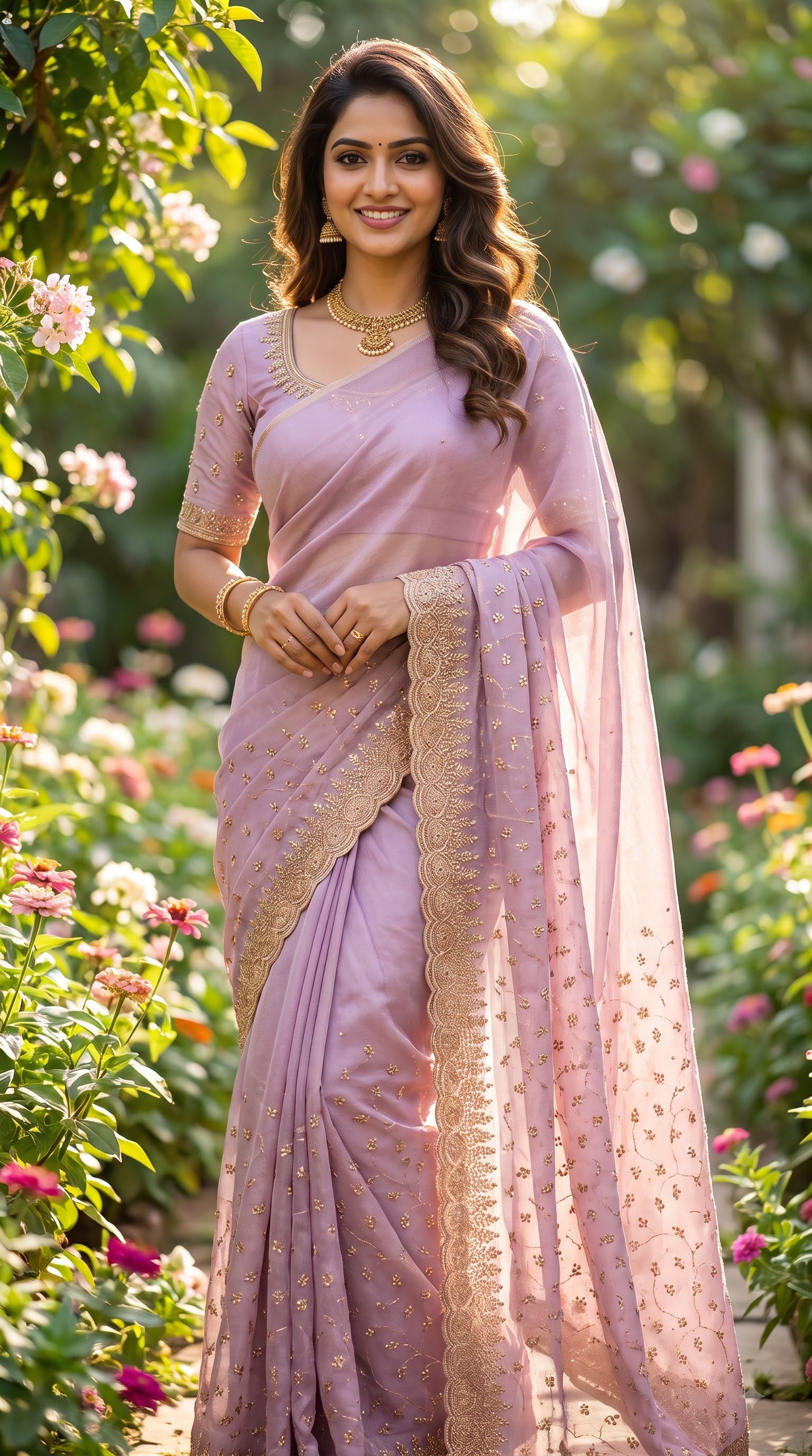 Silk Work Saree