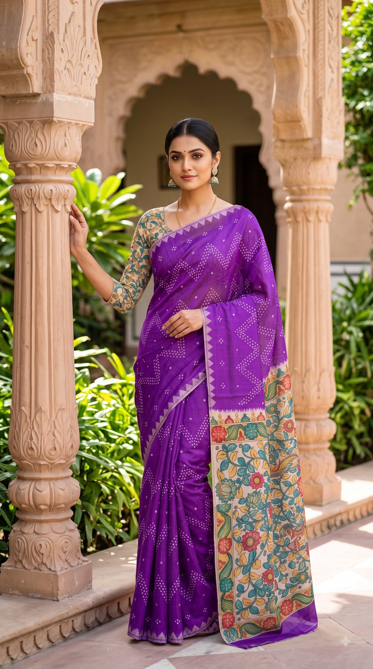 Bhagalpuri Tussar saree