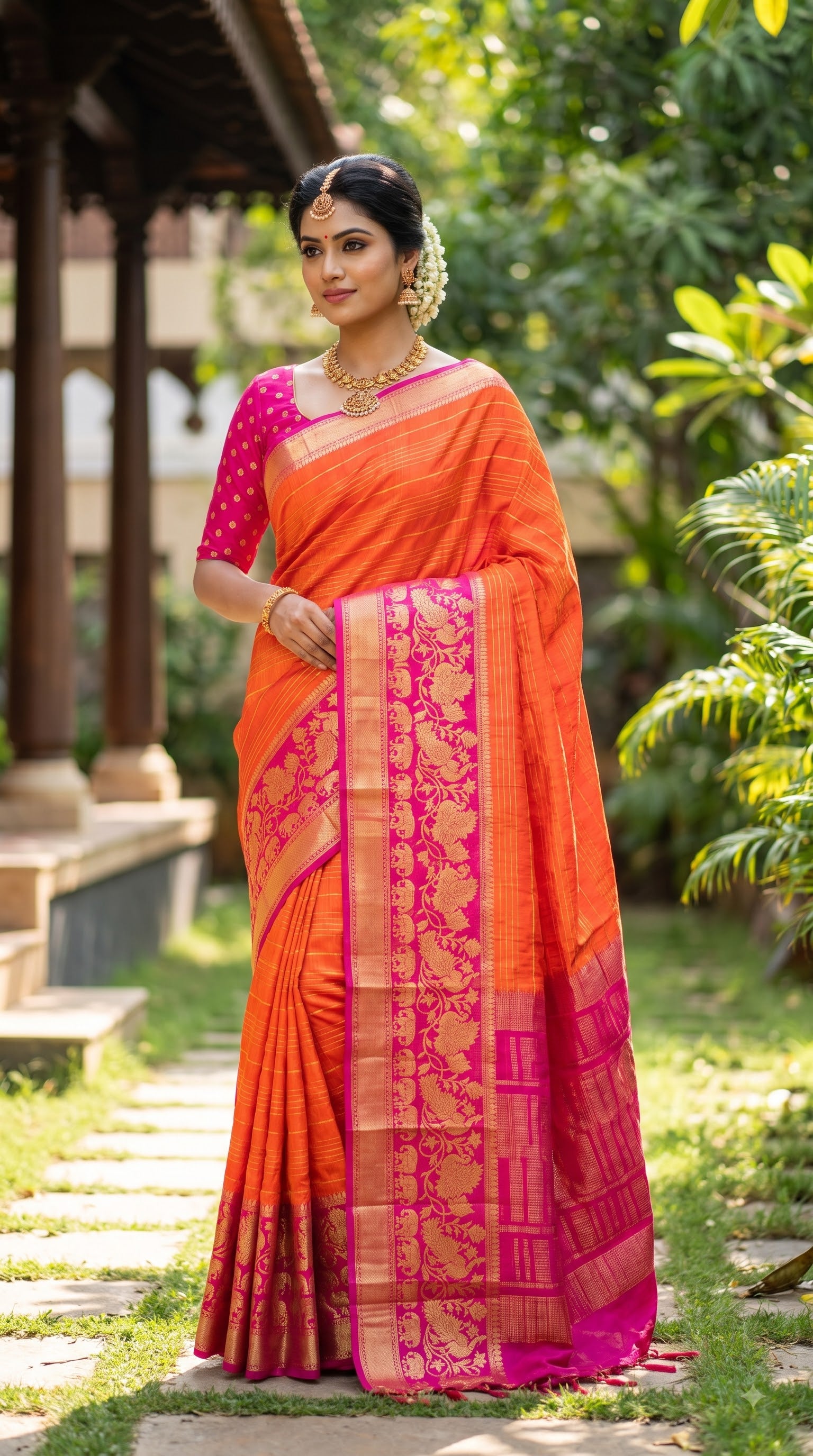 Spun Silk saree