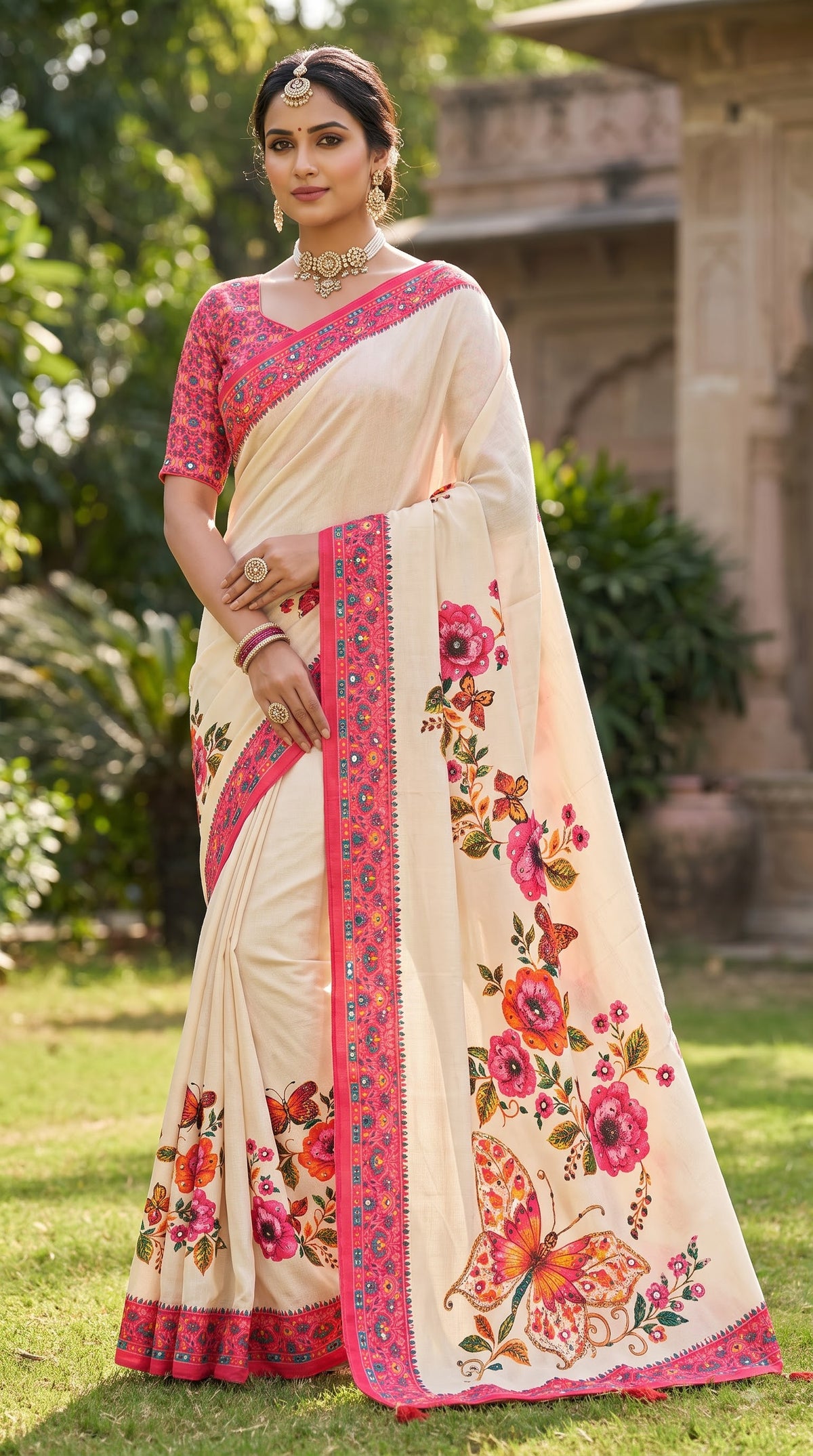 PRINT WORK SAREE