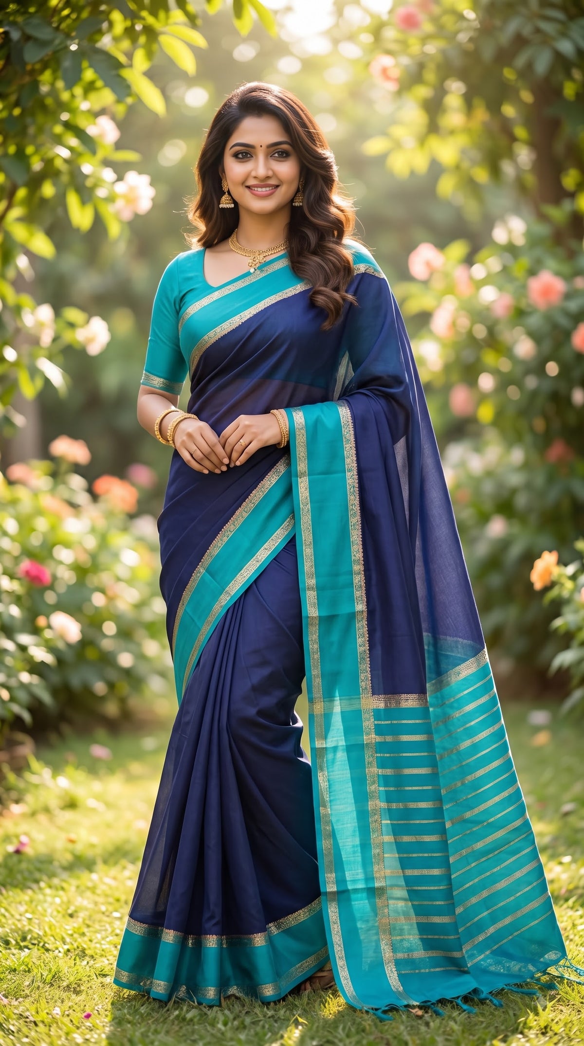 Vinnie Crape saree