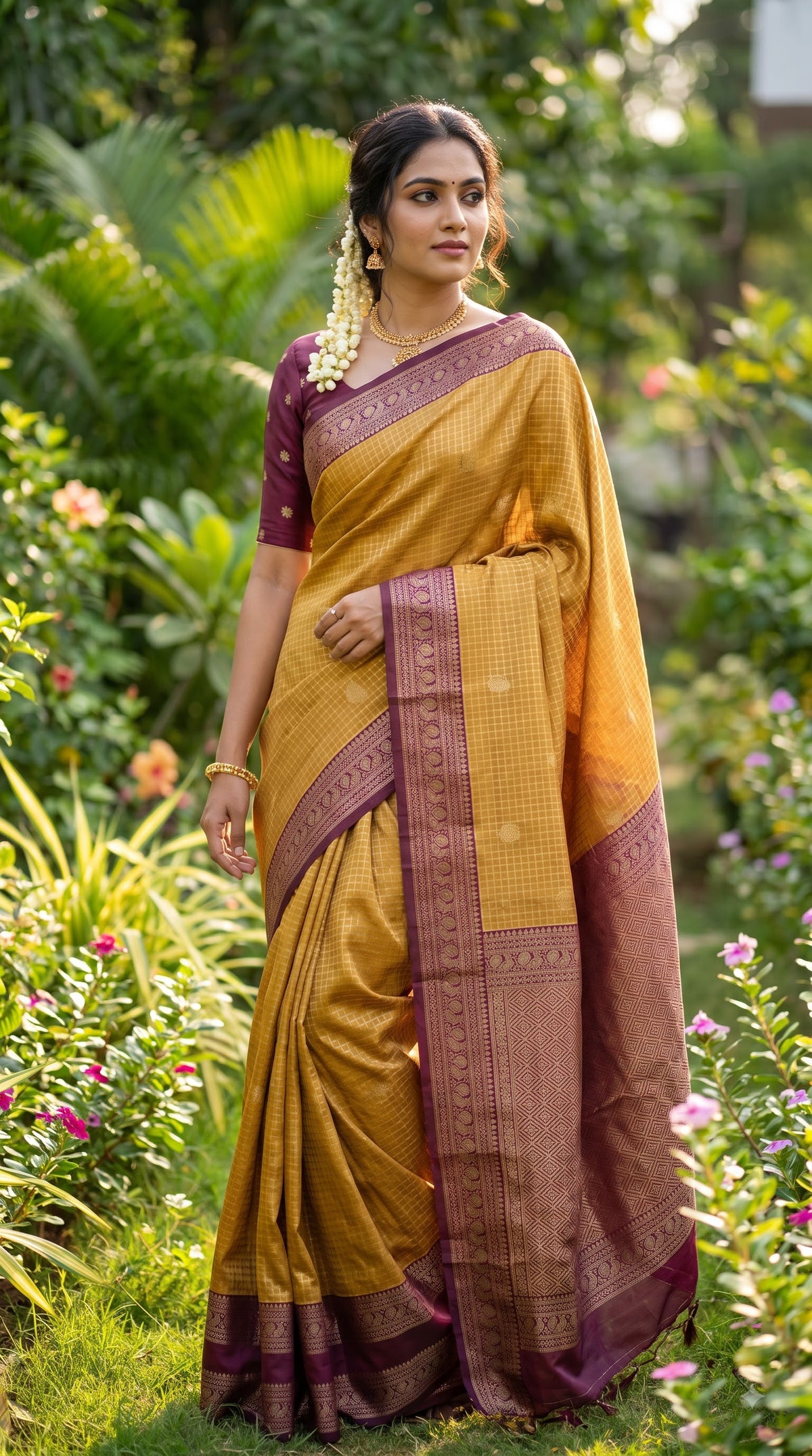 Mini Vintage Pattu Saree
