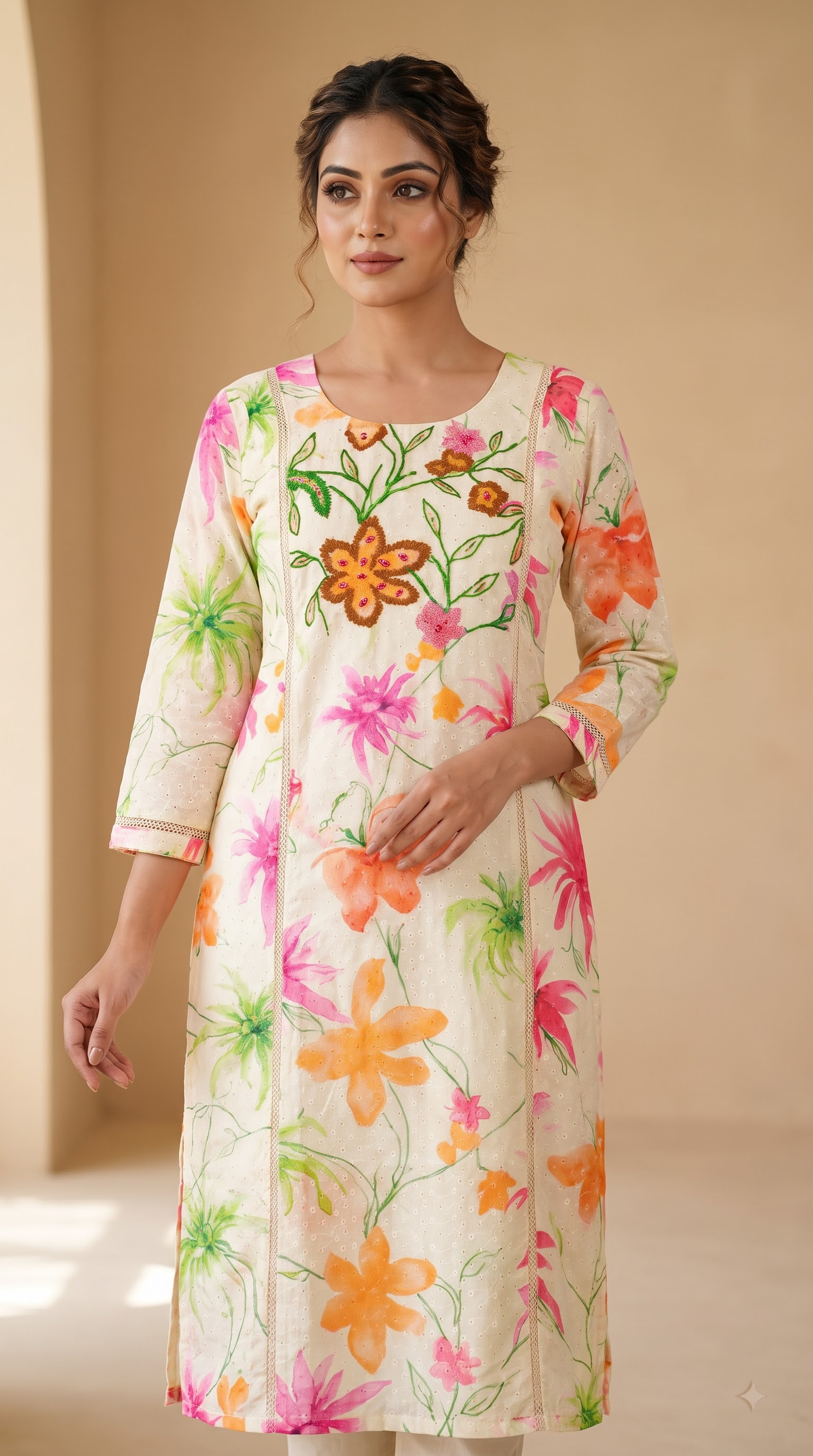 Floral Print Kurti